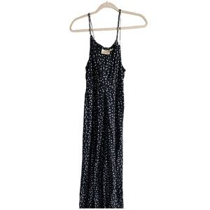 Muave - Polka Dot - Jumpsuit Romper Palazzo Pants - Spaghetti Straps